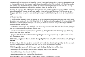 Công văn 1008/SXD-KTQH.HTKT 2014 cắm mốc giới quy hoạch chung xây dựng xã nông thôn mới ĐồngTháp