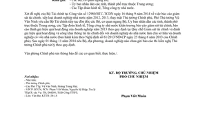 Công văn 7711/VPCP-KTTH 2014 báo cáo giám sát tài chính xếp loại doanh nghiệp nhà nước