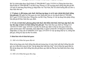 Công văn 14087/BTC-TCHQ 2014 áp dụng thuế chống bán phá giá mặt hàng thép không gỉ nhập khẩu vào Việt Nam