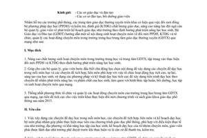 Công văn 5555/BGDĐT-GDTrH 2014 hướng dẫn sinh hoạt chuyên môn đổi mới phương pháp dạy học