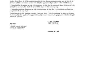 Công văn 2563/BXD-KTXD 2014 chi phí lập thẩm định hồ sơ đề xuất khu vực phát triển đô thị