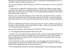 Công văn 4488/TCT-CS 2014 thuế suất thuế giá trị gia tăng dịch vụ cung cấp doanh nghiệp chế xuất