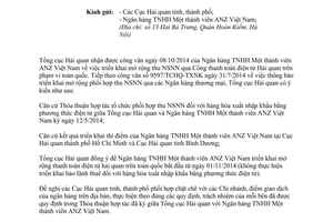 Công văn 12932/TCHQ-TXNK năm 2014 mở rộng thu ngân sách nhà nước qua Cổng thanh toán điện tử Hải quan