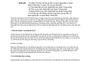 Công văn 4524/BNV-ĐT 2014 hướng dẫn đánh giá chất lượng đào tạo bồi dưỡng cán bộ công chức