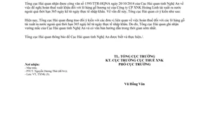 Công văn 13117/TCHQ-TXNK 2014 đề nghị hoàn thuế xuất khẩu lô hàng gỗ hương xẻ