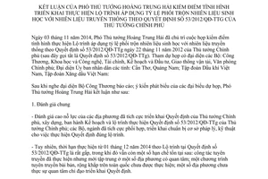 Thông báo 429/TB-VPCP 2014 áp dụng tỷ lệ phối trộn nhiên liệu sinh học truyền thống 53/2012/QĐ-TTg
