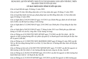 Quyết định 22/2014/QĐ-UBND Đơn giá Đo đạc địa chính đăng ký đất đai tài sản gắn liền đất Tuyên Quang