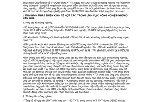 Kế hoạch 98/KH-UBND 2014 đổi mới hình thức kinh tế hợp tác trong nông nghiệp 2014 2020 Lạng Sơn