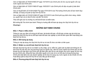 Thông tư 170/2014/TT-BTC hướng dẫn kế toán áp dụng cho Quỹ Tích luỹ trả nợ