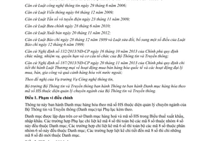 Thông tư 15/2014/TT-BTTTT Danh mục hàng hóa theo mã số HS thuộc diện quản lý Bộ thông tin truyền thông