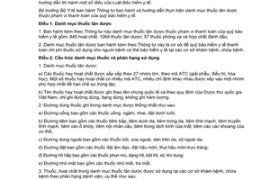 Thông tư 40/2014/TT-BYT hướng dẫn danh mục thuốc tân dược thuộc phạm vi thanh toán của quỹ bảo hiểm y tế