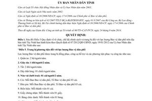 Quyết định 63/2014/QĐ-UBND sửa đổi Điều 5 Quyết định 07/2012/QĐ-UBND Tây Ninh