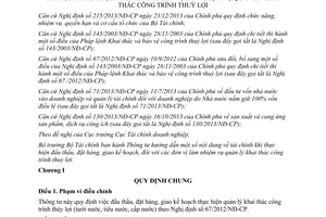 Thông tư 178/2014/TT-BTC tài chính đấu thầu đặt hàng giao kế hoạch đơn vị quản lý khai thác công trình thuỷ lợi