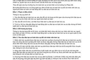 Thông tư 34/2014/TT-BKHCN đào tạo an toàn bức xạ hoạt động dịch vụ đào tạo an toàn bức xạ