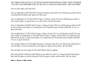 Thông tư 183/TT-BTC 2014 quản lý sử dụng nguồn kinh phí giao thí điểm cơ chế tài chính Cục quản lý giám sát bảo hiểm