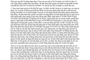 Công văn 4800/BTP-BTTP năm 2014 công chứng chứng thực hợp đồng văn bản thực hiện quyền sử dụng đất