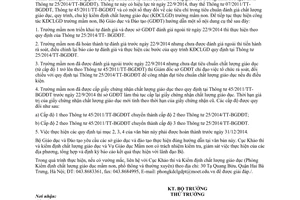 Công văn 6735/BGDĐT-KTKĐCLGD 2014 hướng dẫn thực hiện 25/2014/TT-BGDĐT