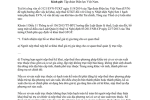 Công văn 5233/TCT-DNL 2014 kê khai nộp thuế giá trị gia tăng Công ty Nhiệt điện Nghi Sơn 1