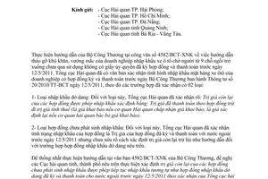 Công văn 14055/TCHQ-TXNK năm 2014 xác định trị giá còn lại được phép nhập khẩu theo 4582/BCT-XNK