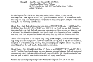 Công văn 16000/BTC-TCHQ 2014 miễn thuế hàng hóa nhập khẩu theo Hiệp định vận chuyển hàng không với Hoa kỳ