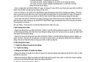 Công văn 17940/SLĐTBXH-VL 2014 tuyển quản lý lao động báo cáo tình hình sử dụng lao động Hồ Chí Minh