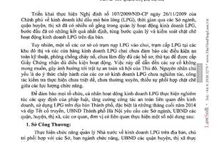 Công văn 8881/UBND-CT năm 2014 kiểm soát xử lý vi phạm pháp luật khí dầu mỏ hóa lỏng Hà Nội