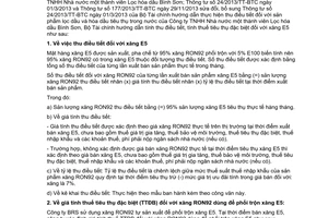 Công văn 17125/BTC-CST năm 2014 hướng dẫn chính sách thuế xăng sinh học E5RON92