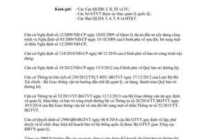 Công văn 6321/TCĐBVN-KHĐT 2014 kế hoạch chi Quỹ bảo trì đường bộ Trung ương năm 2015
