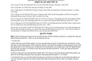 Nghị quyết 69/2014/NQ-HĐND điều chỉnh Quy hoạch bảo vệ phát triển rừng Bình Thuận 2011 2020