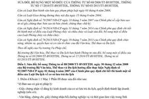 Thông tư 19/2014/TT-BVHTTDL sửa đổi 88/2008/TT-BVHTTDL 17/2010/TT-BVHTTDL 03/2013/TT-BVHTTDL