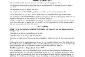 Nghị quyết 129/2014/NQ-HĐND về nguyên tắc xác định giá đất tỉnh Khánh Hòa 2015