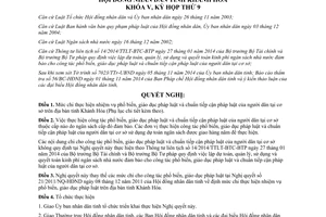 Nghị quyết 18/2014/NQ-HĐND mức chi thực hiện nhiệm vụ phổ biến giáo dục pháp luật Khánh Hòa