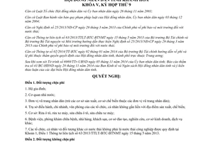 Nghị quyết 14/2014/NQ-HĐND phí bảo vệ môi trường đối với nước thải sinh hoạt tỉnh Khánh Hòa