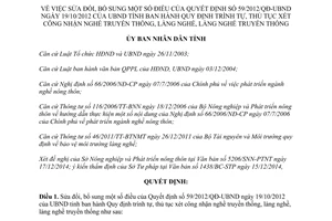 Quyết định 93/2014/QĐ-UBND sửa đổi Quyết định 59/2012/QĐ-UBND công nhận nghề truyền thống