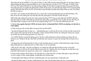 Chỉ thị 77/2014/CT-UBND trao đổi văn bản điện tử và ứng dụng chữ ký số trong cơ quan nhà nước Thừa Thiên Huế