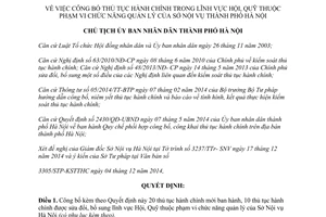 Quyết định 7095/QĐ-UBND 2014 thủ tục hành chính lĩnh vực Hội Quỹ thuộc quản lý Sở Nội vụ Hà Nội