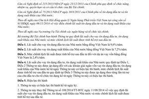 Thông tư 189/2014/TT-BTC lãi suất mức chênh lệch lãi suất được hỗ trợ vay tín dụng đầu tư xuất khẩu