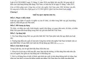 Văn bản hợp nhất 10/VBHN-VPQH 2014 hợp nhất Luật giá