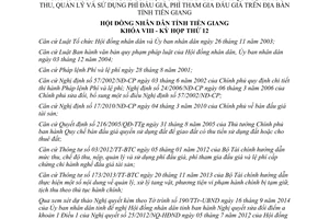 Nghị quyết 93/2014/NQ-HĐND sửa đổi 25/2012/NQ-HĐND mức thu quản lý phí đấu giá Tiền Giang