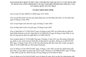 Quyết định 95/2014/QĐ-UBND phí sử dụng công trình phương tiện ra vào Cửa khẩu Cầu Treo Hà Tĩnh