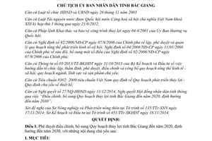 Quyết định 2109/QĐ-UBND 2014 Quy hoạch thủy lợi tỉnh Bắc Giang đến 2020 định hướng 2030