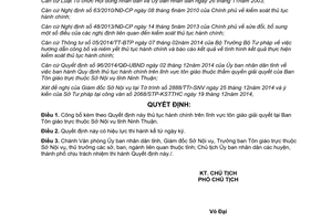 Quyết định 2725/QĐ-UBND 2014 công bố thủ tục hành chính lĩnh vực tôn giáo Ninh Thuận