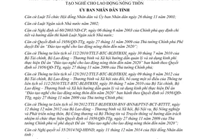 Quyết định 80/2014/QĐ-UBND tăng định mức hỗ trợ tiền ăn lao động nông thôn tỉnh Tây Ninh 2015 2020