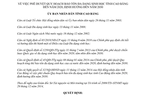 Quyết định 2223/QĐ-UBND 2014 bảo tồn đa dạng sinh học Cao Bằng đến 2020 định hướng 2030