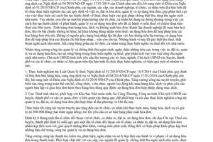 Chỉ thị 08/CT-UBND 2014 tăng cường quản lý sử dụng hóa đơn bán hàng hóa cung ứng dịch vụ Bắc Giang