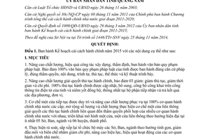 Quyết định 3970/QĐ-UBND Kế hoạch cải cách hành chính Quãng Nam 2015 2014