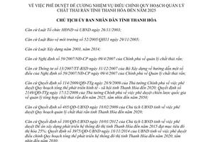 Quyết định 4514/QĐ-UBND 2014 Quy hoạch quản lý chất thải rắn tỉnh Thanh Hóa đến 2025