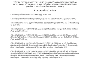 Quyết định 34/2014/QĐ-UBND quy định mức thu phí sử dụng đường bộ dự án BOT Bình Phước