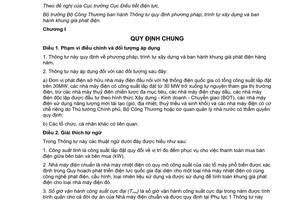 Thông tư 57/2014/TT-BCT phương pháp trình tự xây dựng ban hành khung giá phát điện