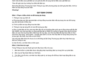 Thông tư 56/2014/TT-BCT phương pháp xác định giá phát điện trình tự kiểm tra hợp đồng mua bán điện